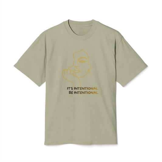Intentional Line Art Tee – Minimalist Graphic T-Shirt | Unisex Everyday Essential