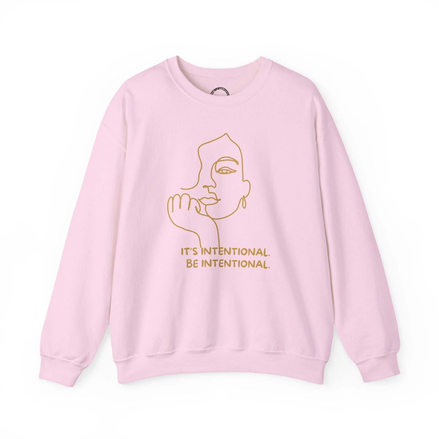 Intentional. Minimalist Sweatshirt | Be Intentional Collection | Unisex Crewneck